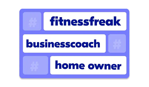 Find the right clients with just a hashtag, keyword, or location.