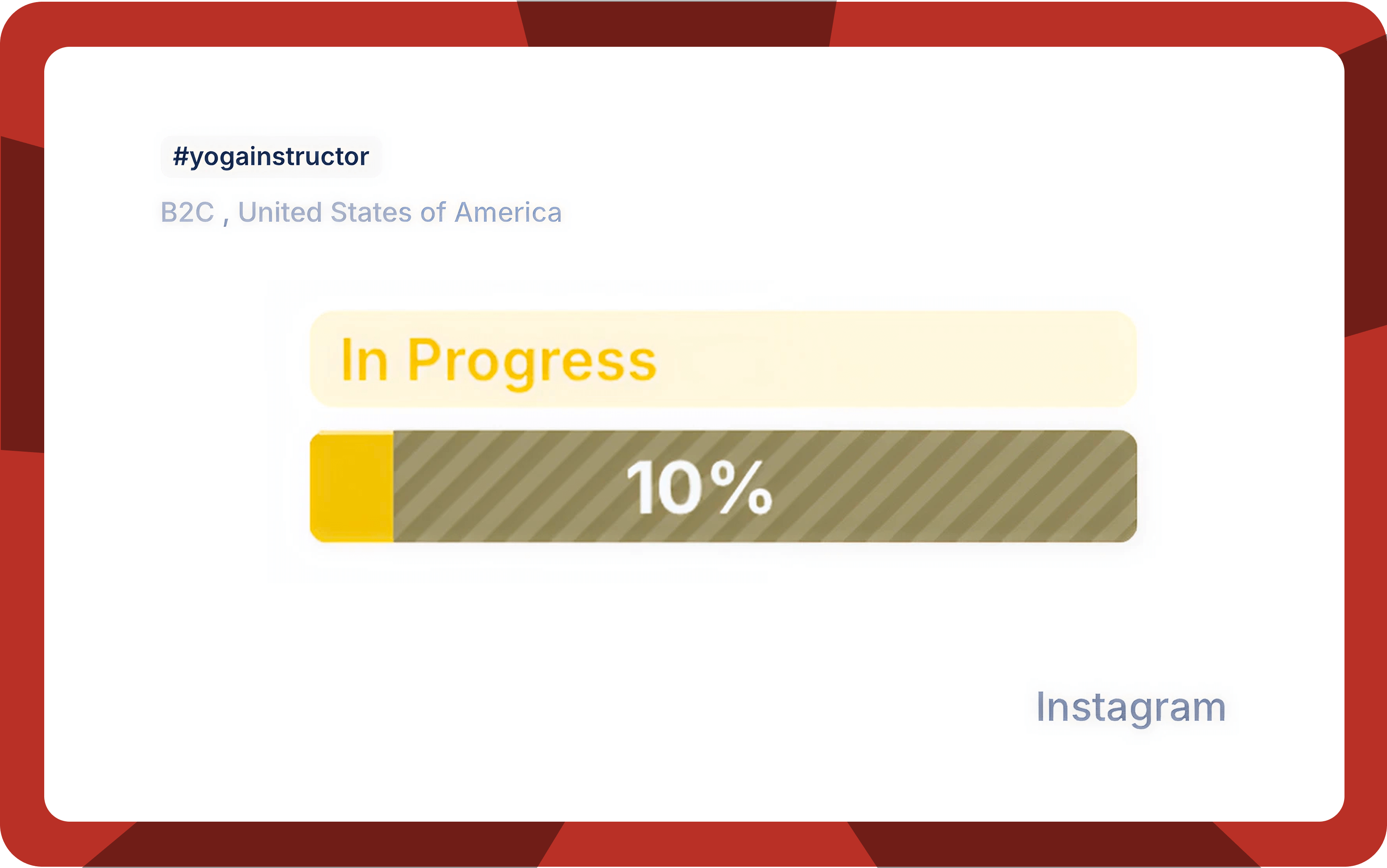 Monitor progress in your dashboard