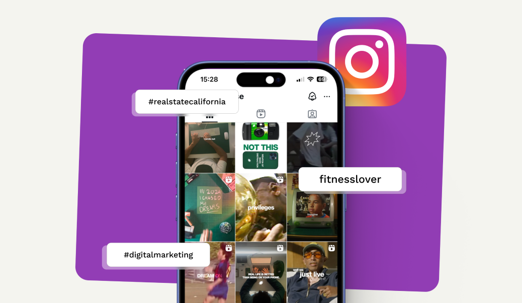 Hashtags or keywords? Use either.